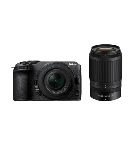 Nikon Z30 Mirrorless Camera with 16-50mm and 50-250mm Lens / Black