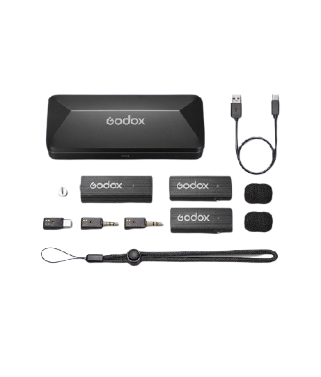 MoveLink Mini Wireless Microphone System UC Kit 2 / Android Devices / Black